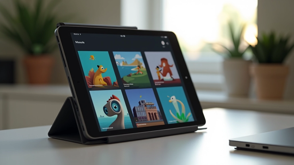 Galleria online mostra portfolio di motion design, schermo tablet visualizza animazioni fluide, immagini di progetti italiani